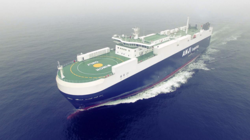 申博sunbet航运入列史上最秀美的智能型3800车位滚装船